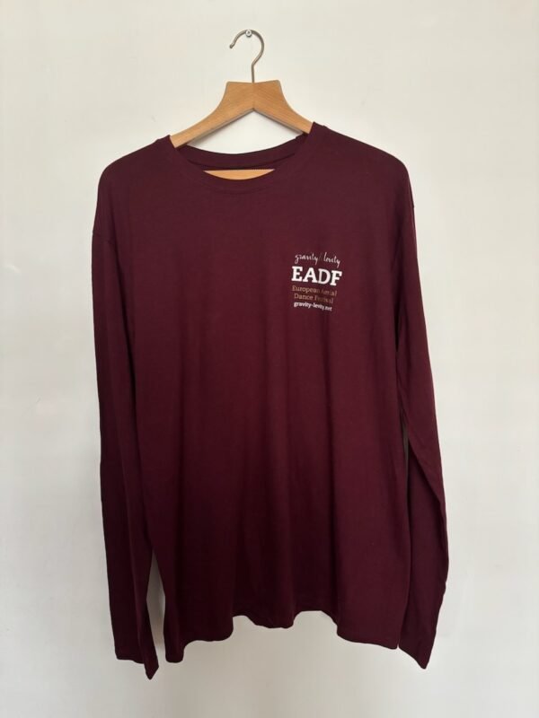 EADF 2025 Long-sleeved Shirt - Burgundy SMALL